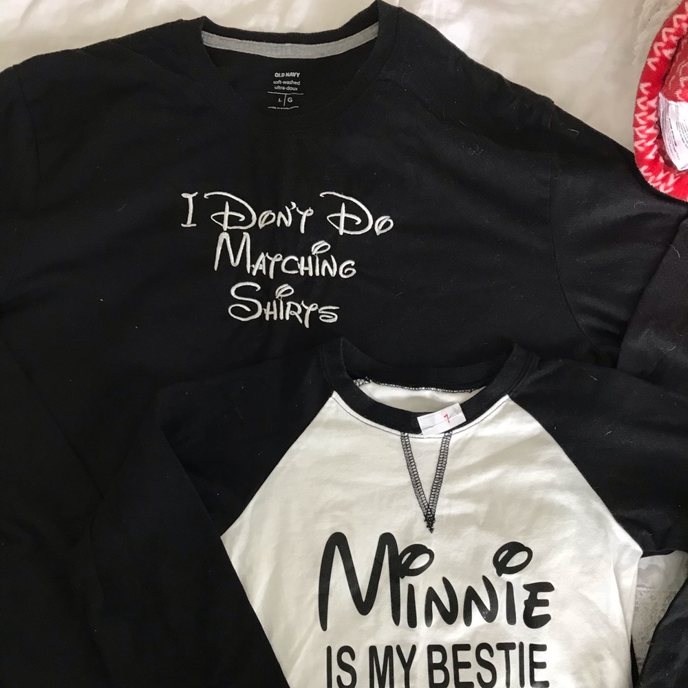 Mom & Me Minnie Disney Shirts